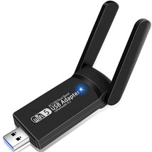 Usb Wifi Bluetooth Adapter, 1300Mbps Dual Band 2.4/5Ghz Wireless Network Externa - £31.16 GBP