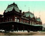 Vtg Carte Postale 1910 Bonaventure Station Montreal Canada- V &amp; Sons BAR... - $11.23