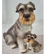 Vintage Schnauzer Dog Puppy Figurine Figure 6&quot; Tall - £27.53 GBP