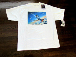 Chuck Yeager Speed Of Sound Ace Signed Auto One Of Four That Day Tee Shirt Jsa - £316.53 GBP