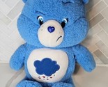 Care Bears Grumpy Bear 14” Plush Blue Rain Cloud Belly 2016 Stuffed Animal  - £11.92 GBP