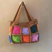 Handmade Crochet Bag Summer Bag Kintting Beach Bag Handmade crochet bag crochet  - £49.50 GBP