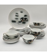 Noritake Satsuma Japan Hand Painted Dinnerware Set 20-Pc Set 1910&#39;s-1920... - $6,432.31 MXN