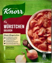Knorr Fix- Wuerstchen Gulasch (Sausage Gulasch)-29g - $4.80