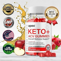 (1 Pack) Apex Keto ACV Gummies Weight Loss - 60 Gummies - £36.87 GBP