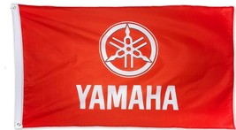 Yamaha Racing Red Flag 3X5 Ft Polyester Banner USA 90x150cm - £15.49 GBP