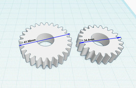 Jet 1024  lathe Reverse Tumbler 2 nylon metric gear set 21 &amp; 26 tooth - £23.69 GBP