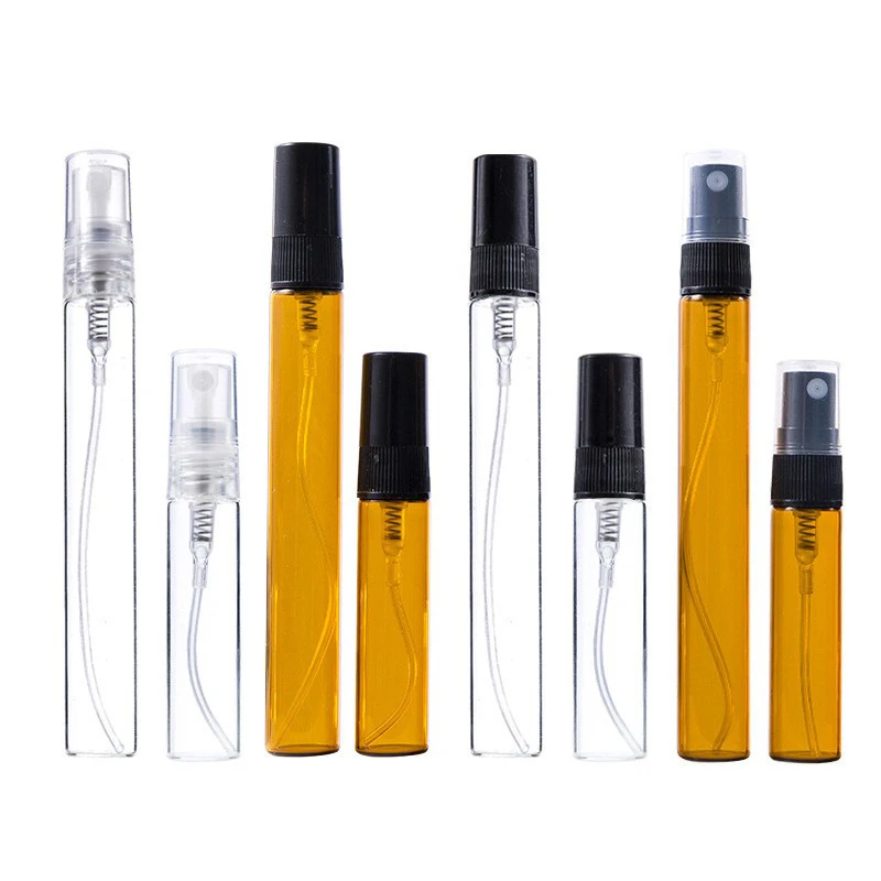 Play 5/10Pcs 2ml l 5ml 10ml Mini Portable Perfume Bottle Spray Refillable Cosmet - £23.29 GBP