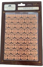 Crafters Companion Downtown Abbey Fleur De Lis Embossing Folder - new - $11.39