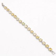 Lemon Topaz Handmade Fashion Ethnic Gifted Tennis Bracelet Jewelry 6.50&quot; SA 2058 - £6.26 GBP