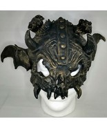 American Mask and Novelty Co vintage skull helmet monster Halloween cosplay - $33.12 CAD