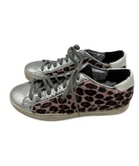 P448 Women&#39;s John Calf Hair Embellished Low-Top Sneakers Size 37 US 7 - $115.09 CAD