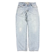 Vintage Levi’s 550 Relaxed Faded Light Wash Distressed Denim Jeans Fits ... - £22.73 GBP