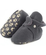 Fleece Baby Booties - Cotton &amp; Gripper Bottoms, Non Skid 6-12 Months Wid... - €12,92 EUR