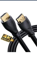 PowerBear 4K HDMI Cable 10 ft | High Speed, Rubber &amp; Gold Connectors,@ 6... - $187.65 MXN