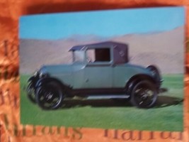 1929 Ford Sport Coupe Model A Harrah&#39;s Auto Autimobile Collection Post C... - $12.00