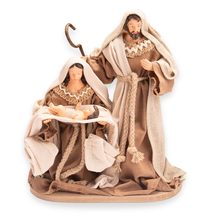 Nazareth Store Handcrafted Christmas Nativity Set Fabric Clothes Traditional Hol - $68.90+