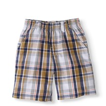 Garanimals Toddler Boys Woven Plaid Shorts Dark Khaki Size 2T NEW - £7.06 GBP