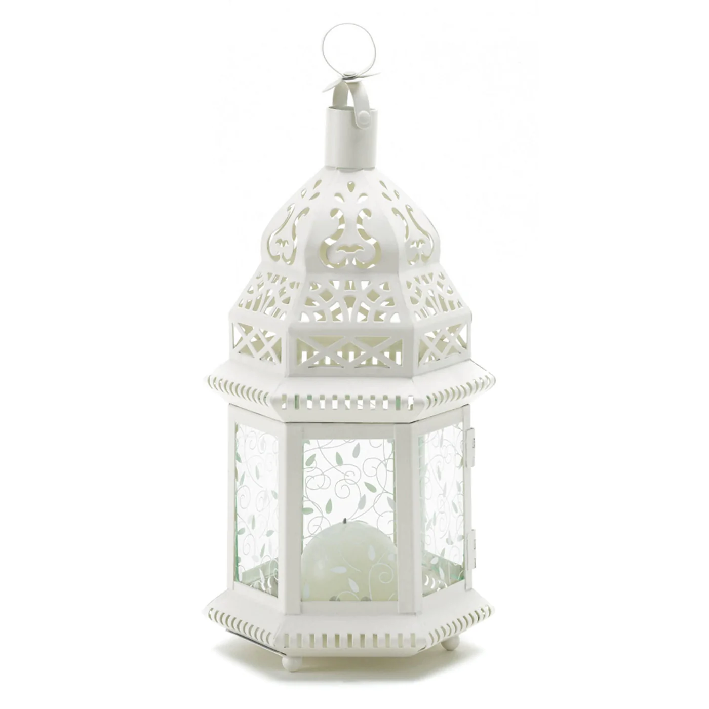  10 -White Moroccan Lanterns - £149.47 GBP