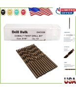 Cobalt Steel 3/16-Inch Drill Bit Set: 12 Durable Bits for Hard Metal Dri... - $775.27 MXN
