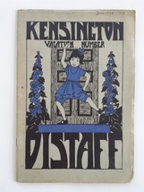 1924 Jun Antique Kensington Pa Girls High School Distaff Book Poetry Story Ads - £30.32 GBP