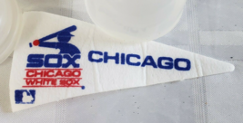 CHICAGO WHITE SOX MINI FLAG PENNANT MLB BASEBALL SPORTS TEAM MEMORABILIA... - $12.99