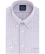 NWOT  Eagle Men&#39;s Size 17 XL Violet Twist Check Dress Shirt - $32.53 CAD