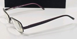 Coach 125 Tonie Burgundy Metal Rectangle Eyeglasses 51 17 130 FRAMES ONLY - $452.56 MXN
