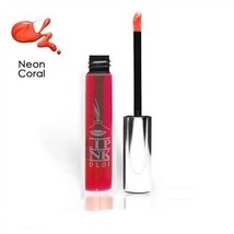 LIP INK Organic  Smearproof LipGel Lipstick - Neon Coral - £16.45 GBP