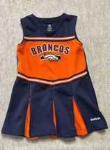 Denver Broncos Cheerleader Uniform Toddler 4T Costume Girls NFL Football - £4.81 GBP