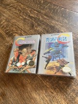 Contra &amp; Super C (Super Contra) - Game Lot-2 NES Nintendo - CIB Complete in Box - £241.78 GBP