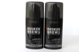 Redken Brews Work Hard Maximum Control Molding Paste 3.4 Fl Oz Lot of 2 - £30.45 GBP