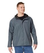 Columbia Rain Jacket Mens Gray Water light II Size 4X Light Weight Omni ... - $1,082.76 MXN