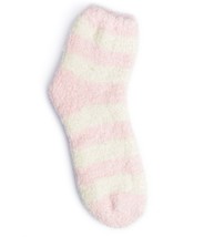 Kashwere Socks - Striped Pink and Cream - £14.33 GBP