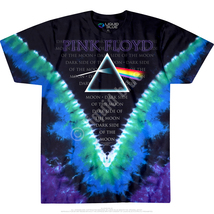 Pink Floyd Dark Side on the Moon  Tie Dye Shirt        XL   M - £25.01 GBP