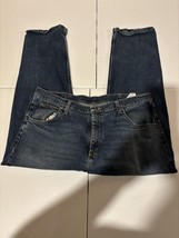 Wrangler Regular Fit Straight Leg Blue Denim Jeans Men’s Size 38x29 - $14.95