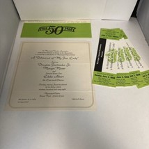 St Louis Muny Opera Theatre Rehearsal Invitation &amp; Tickets “My Fair Lady” 1968 - £50.56 GBP