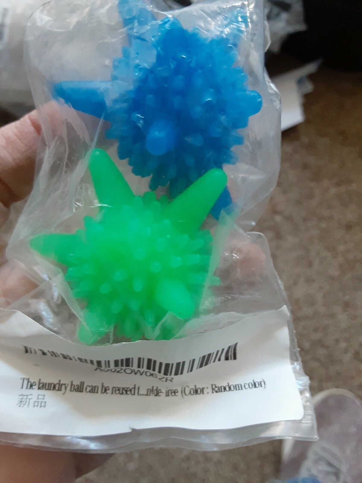 Washer Balls,Reusable Tangle-Free Eco-Friendly Laundry Scrubbing Balls 2... - $4.95