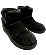 koolaburra by ugg womens 7 victoria mini winter booties black suede fur ... - €27,76 EUR