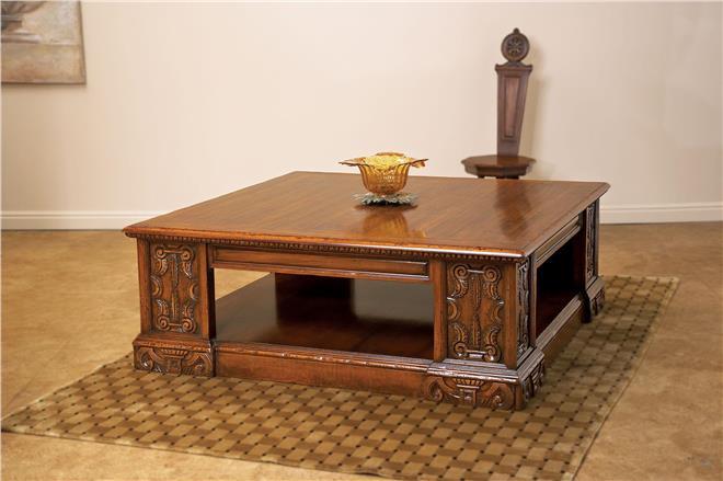 Coffee Table DAVID MICHAEL Rustic Antique Distressed Solid - $10,819.00