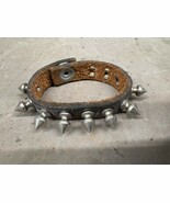 Vintage Leather Studded Bracelet One Row Stud Punk Goth Fetish Thrash Me... - $1,356.34 MXN