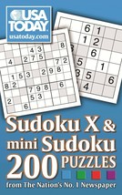 USA Today Mini Sudoku Sudoku X: 200 Puzzles from the Nation&#39;s No. 1 Newspaper - £5.41 GBP