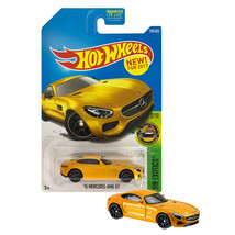 Yr 2015 Hot Wheels HW Exotics 1:64 Die Cast Car 2/10 Yellow &#39;15 MERCEDES-AMG GT - £15.97 GBP