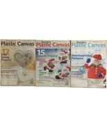 Annie&#39;s Plastic Canvas Magazine Lot of 3 Christmas - Spring Theme 2006-2008 - £14.29 GBP