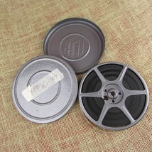 Vintage 1940&#39;s 50&#39;s 8mm Christmas home color movie 5&quot; reel - £18.22 GBP