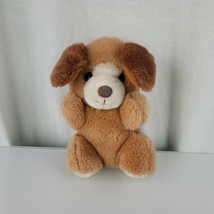 Vintage Russ Stuffed Plush Puppy Dog Small Brown Tan White # 560 Small 6&quot; - $59.39