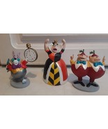 Disney Alice In Wonderland PVC Plastic Figurines Cake Toppers Lot Of 3 - $20.38 CAD