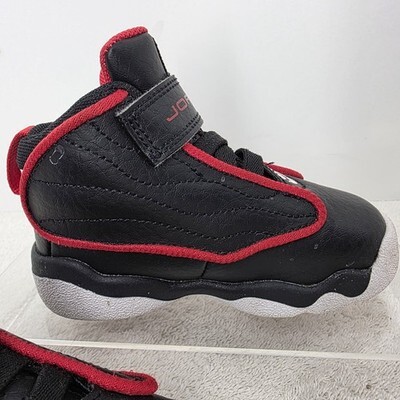 Nike Toddler Air Jordan Strong SIZE 6C Shoes Black University Red DC7910-061 Item image 7