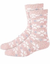 Charter Club Women&#39;s Printed Super-Soft Cozy Socks, Chalky Rose Tile, One Size - £8.72 GBP