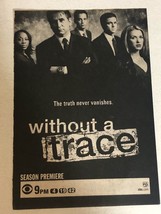 Without a Trace TV guide Print Ad Anthony LaPaglia Eric Close TV1 - £4.45 GBP